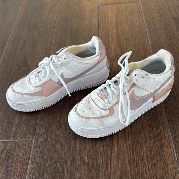 Shoes - White and Pink Sneakers